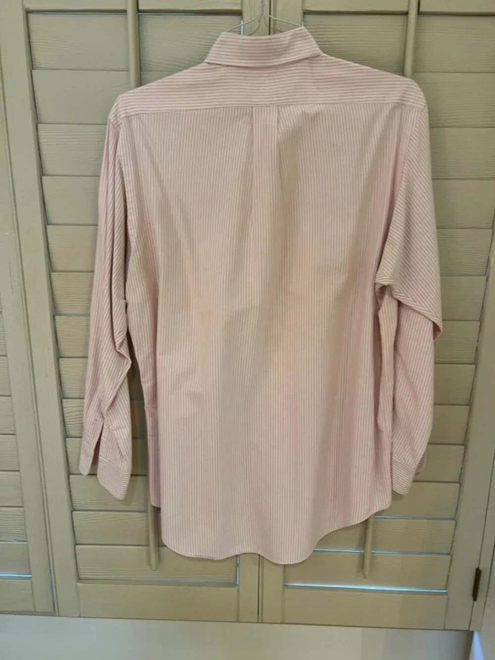 Ralph Lauren Polo 100% Cotton Dress Shirt Men’s 15 1/2 33 PINK STRIPES